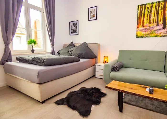 Apartmán Apartment Fuji Modernes City Apartment Im Herzen Von Neuss